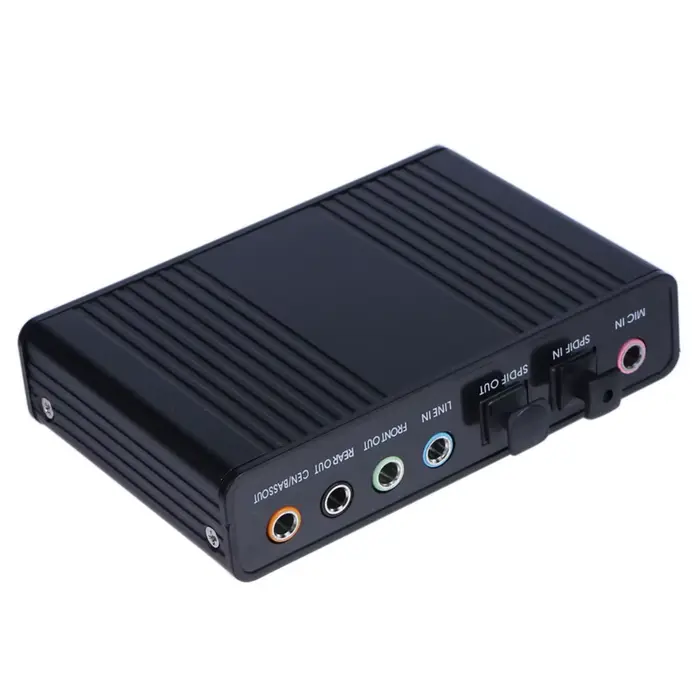 Carte son externe USB 5.1 pour ordinateur portable