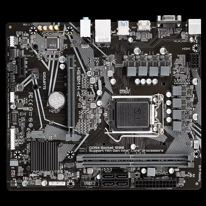 Carte mère GIGABYTE H510M H LGA1200