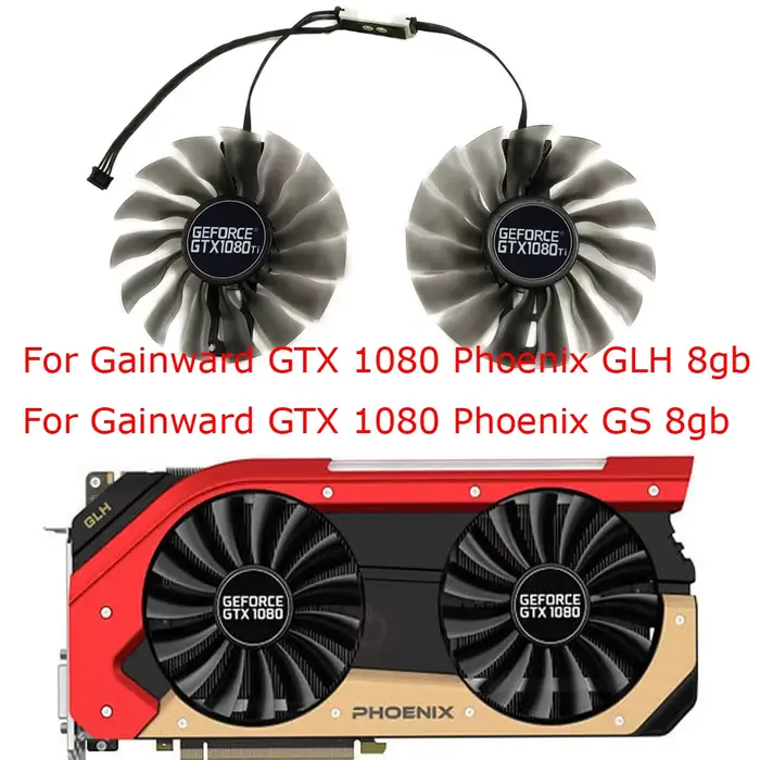 Refroidissement de carte graphique, ventilateur de cartes de refroidissement GPU, pour Palit GTX 1070 1080 1080Ti Super Jetstream, Gainward 1080 Phoenix GS, FD10015H12S