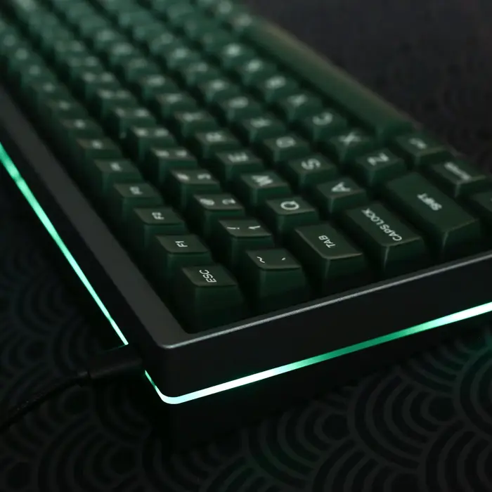 KBDiy SA profil vert translucide Keycaps pour clavier de jeu mécanique 135 touches capuchon Double injection MX commutateurs GMK67 GMK75/68