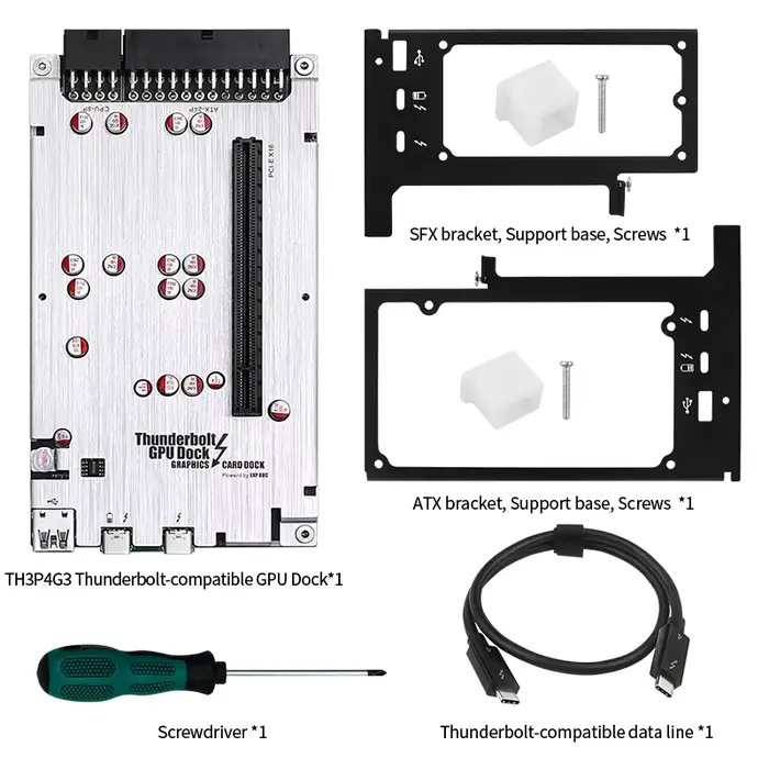 Station d'accueil GPU compatible Thunderbolt TH3P4G3