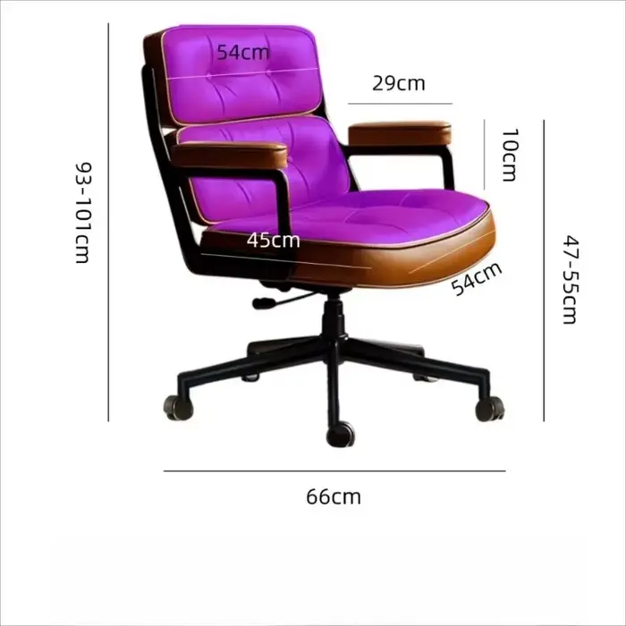 Design Chaise De Bureau ergonomique roues accoudoirs confortable