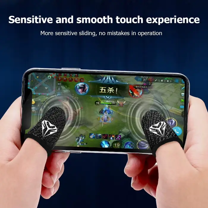 Protège-doigts ultra-fins et respirants pour jeu sur mobile PUBG
