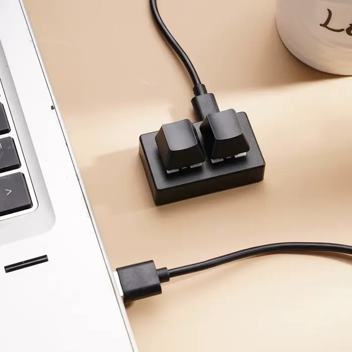 Mini clavier USB à 2 touches