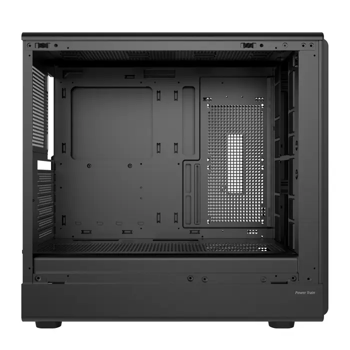Power Train G1 G2 G3 boîtier d'ordinateur de bureau ATX côté verre châssis Transparent maille