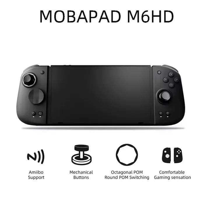 Manette de jeu Bluetooth Mobapad M6 HD Gemini2 avec joystick à effet Hall, réveil NFC pour Nintendo 
