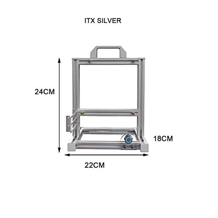 Support de cadre de boîtier de PC ouvert ITX MATX ATX, armoire de jeu de refroidisseur d'eau/air de 