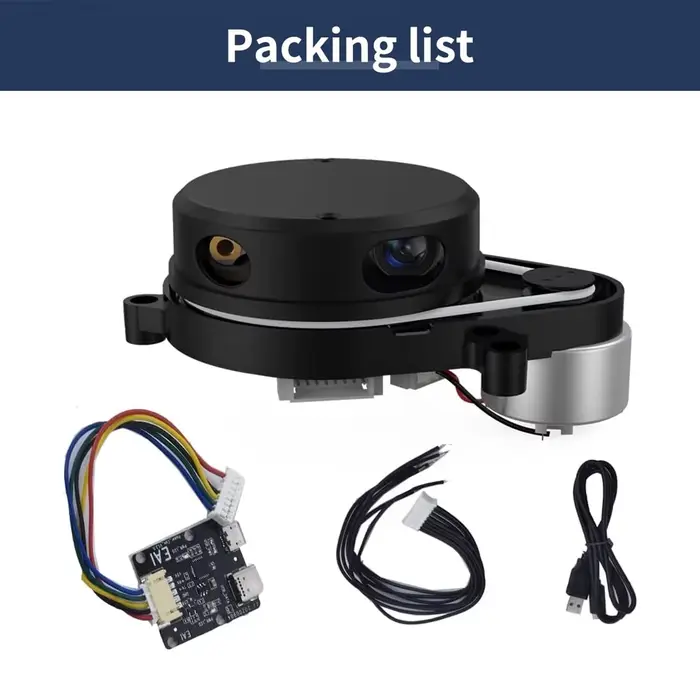 YDLIDAR X4 Pro 360 degrés 2D gamme Laser Lidar Scanner triangulaire plage 10 mètres rayon de numéris