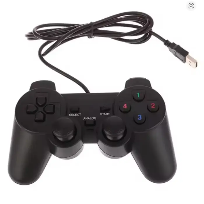 Manette de jeu filaire USB pour WinXP/Win7/Win8/Win10
