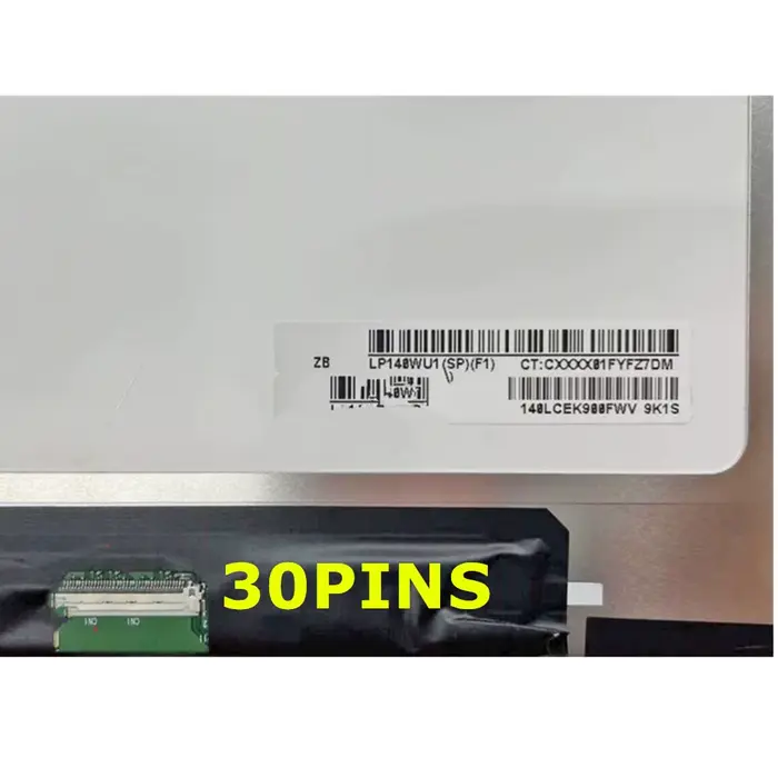 Écran LCD d'origine NEUF 14 pouces 1920*1200 IPS 30 broches LP140WU1-SPF1 LP140WU1-SPA1 pour LG Gram 14 14Z90P 14Z980 14Z990 14Z90Q
