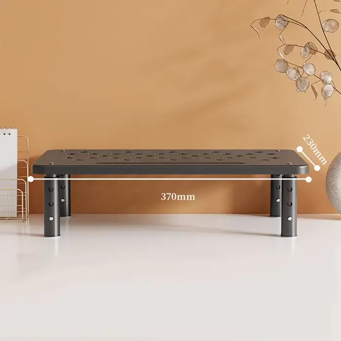 Support de moniteur de bureau réglable, support d'écran PC, présentoir d'ordinateur de bureau pour b