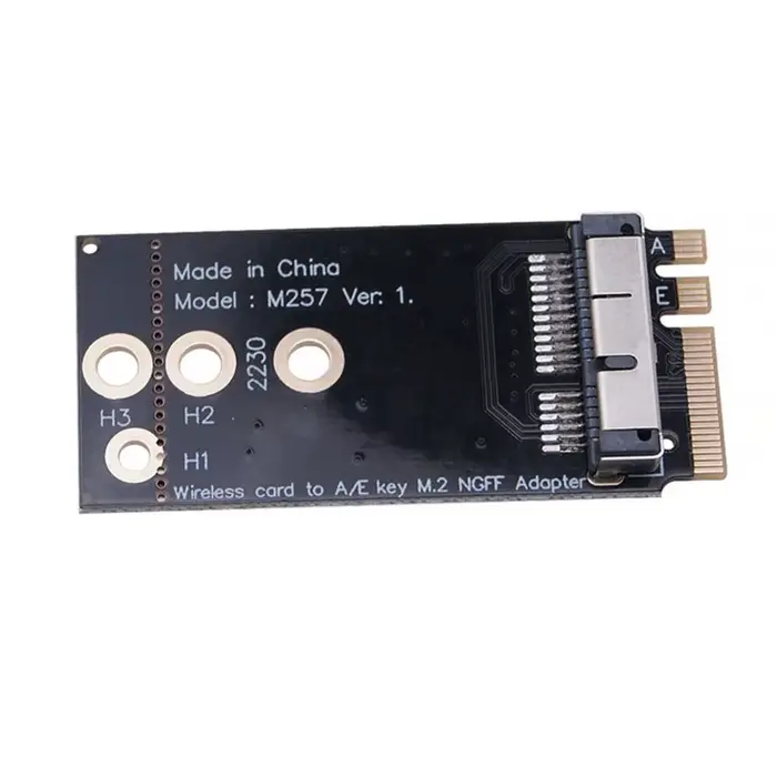 Mega vente 618 : Carte adaptateur sans fil A1466 BCM94360CS2 vers NGFF M.2 Key A/E pour Mac OS