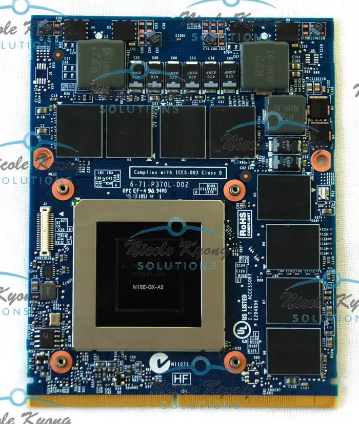 Carte vidéo VGA GTX 880M GTX880M 8G MS-1W0C1 W9RVN JH9PP pour A1312 M17x M18x P150SM P170SM P177SM GT60 16F4 GT70 1763 1764