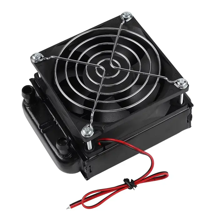 Refroidisseur de processeur radiateur à rangée de chaleur CPU 80MM CPU LED
