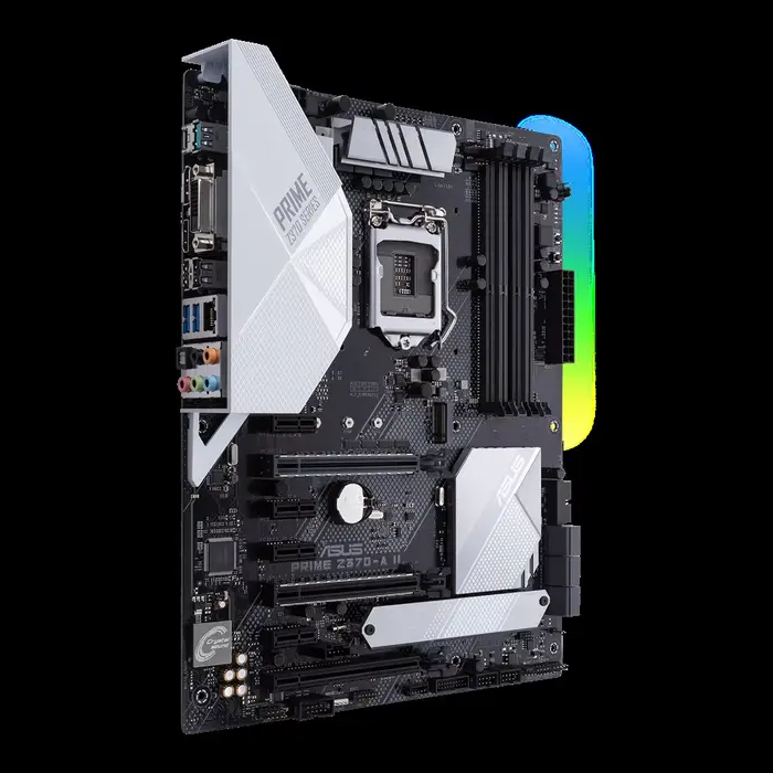 Carte mère Asus PRIME Z370-A II LGA 1151 DDR4 64GB Intel Z370 M.2 ATX compatible avec i3-8300 i3-9300T i5-9600 i7-9700T i5-9400