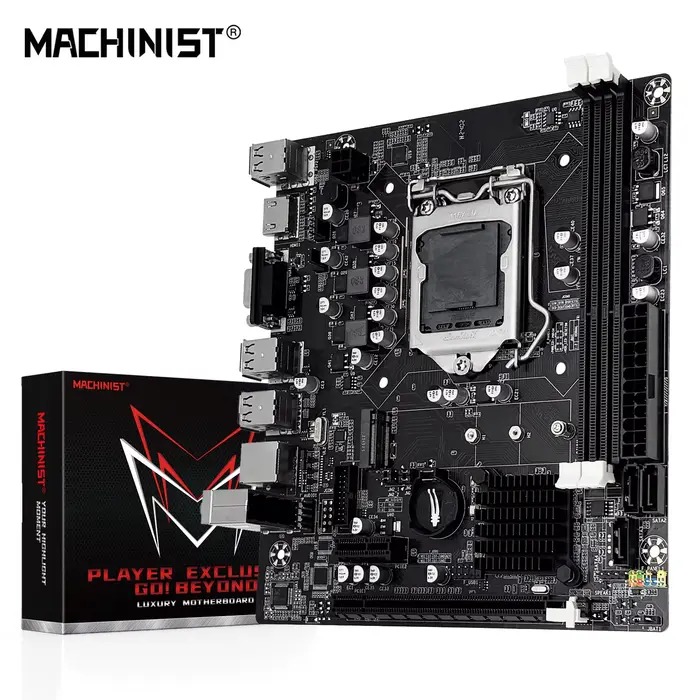 MACHINIST H61 carte mère LGA 1155 DDR3 RAM Compatible avec les CPU Intel Core 2e et 3ème génération 