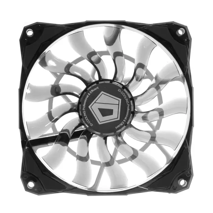 Ventilateur de refroidissement de châssis ID-COOLING 12 cm, 4 broches, silencieux, radiateur de proc