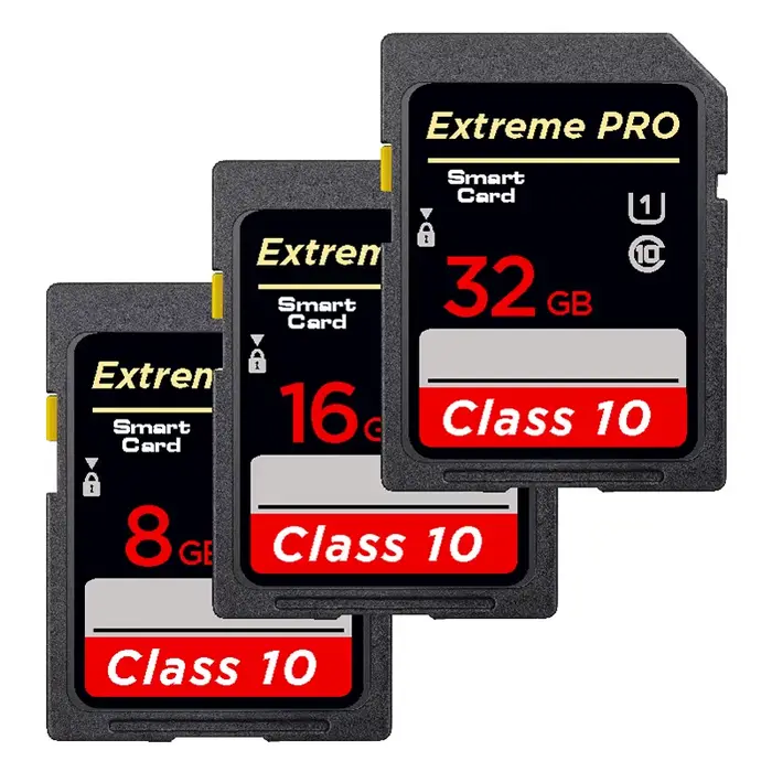 Cartes SD de classe 10 originales 16G 32GB U1 SDHC 64GB 128GB U3 carte SD SDA1XC Class10 V10
