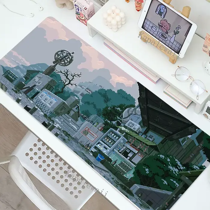 Pixel Art tapis de souris de jeu XXL ordinateur portable Gamer