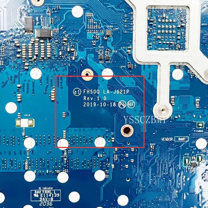 FH50Q LA-J621P carte mère pour ACER Nitro 5 AN515-34 AN515-43