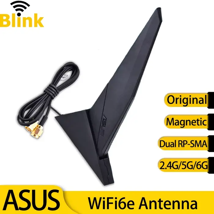 ASUS – antenne Wifi Tri-bande, amplificateur 2.4/5/6G pour carte mère ROG Z390/490 X570 B360/460, ca