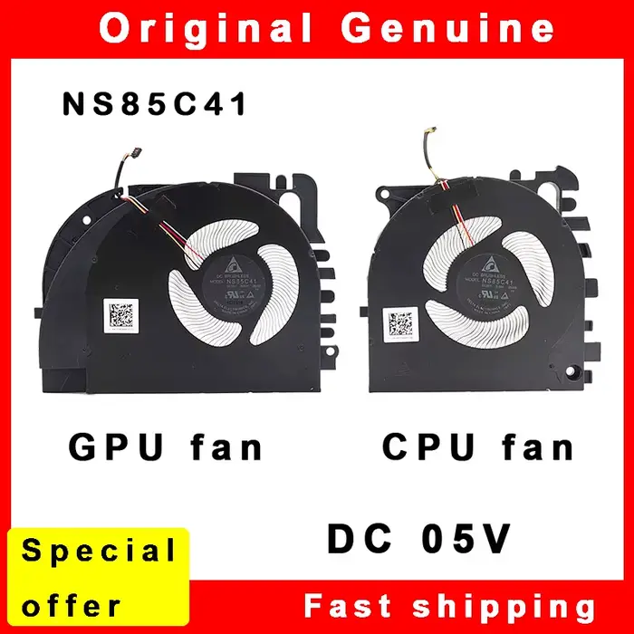 Nouveau refroidisseur de ventilateur de refroidissement CPU GPU pour ordinateur portable HP Zbook Fury 15 17 G7 G8 NS85C41 20J26 20J27 20J25 M20097-001 M17046-001