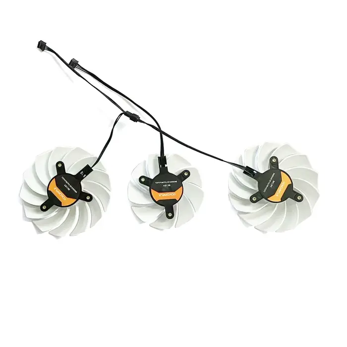 Nouveau ventilateur de GPU 4 broches compatible avec les cartes graphiques Colorful Geforce Rtx3060 3060ti 3070 3070ti 3080 IGame Ultra White, ventilateur de remplacement