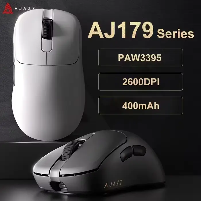 Souris de jeu sans fil AJAZZ AJ179 PRO PAW3395 avec base de charge RGB