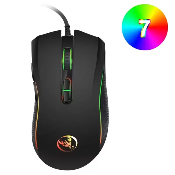Ensemble clavier et souris de jeu rétroéclairés RVB 61 touches