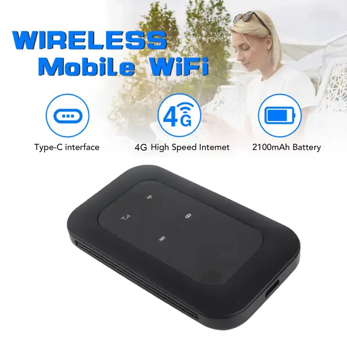 Routeur WiFi Mobile, batterie 2100mAh