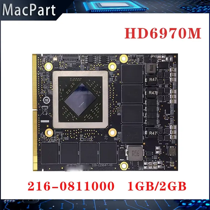 Carte graphique originale HD6970M HD6970 HD 6970, 1 go 2 go, pour Apple IMac 27 "A1312 2011 2010 216