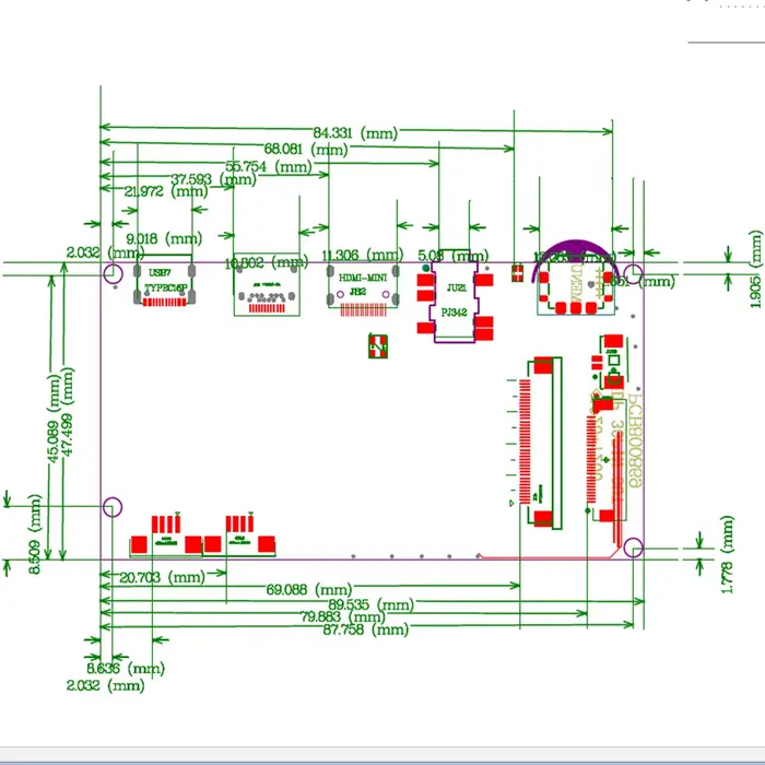 Carte mère pour écran LCD