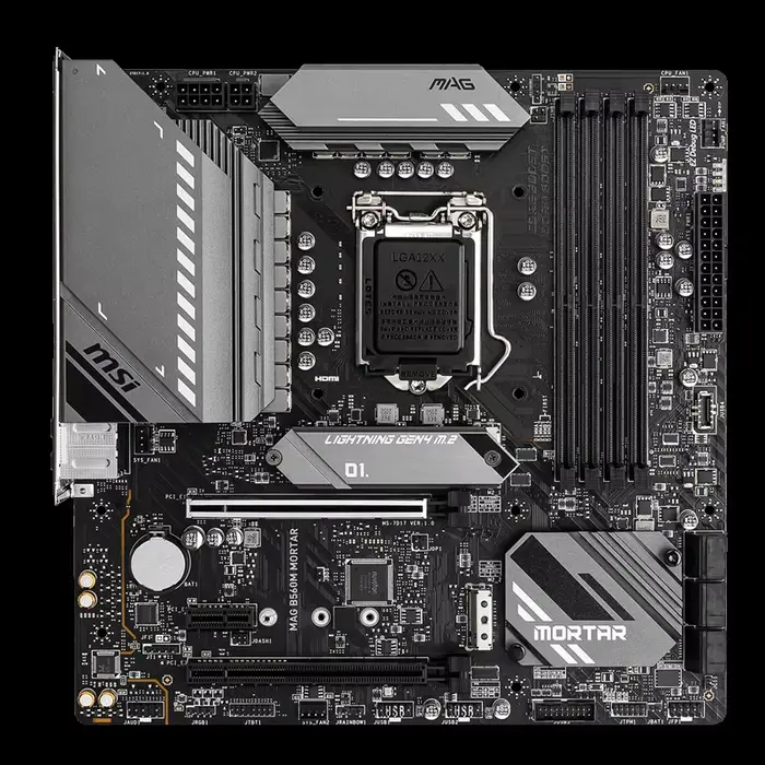 MSI MAG B560M Mortar LGA 1200 11e/10e génération Intel Core Gaming M-ATXMotherboard