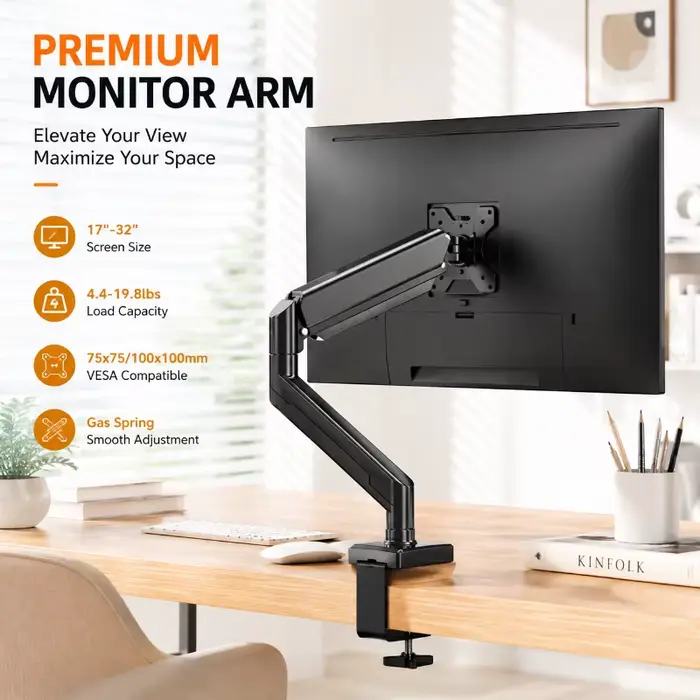 Support de moniteur ergonomique pour écrans de 13 à 35 pouces