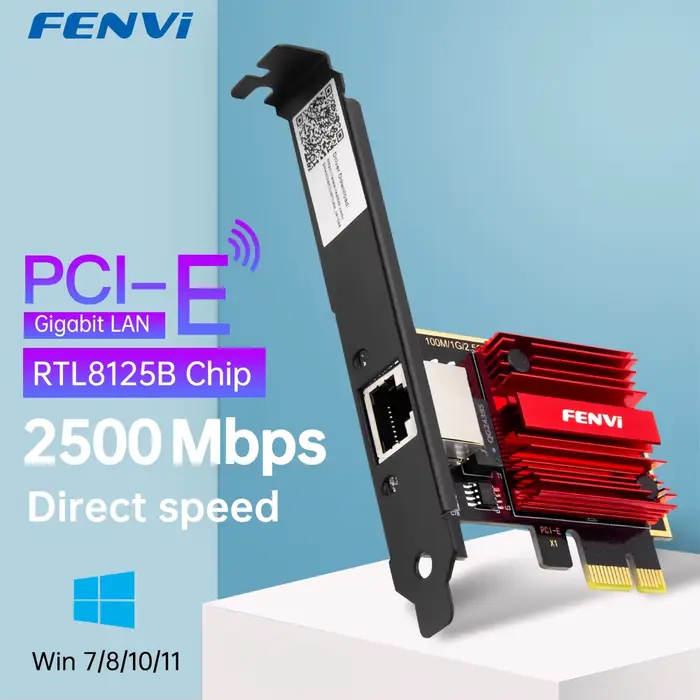 Carte réseau 2.5G PCI-E vers RJ45