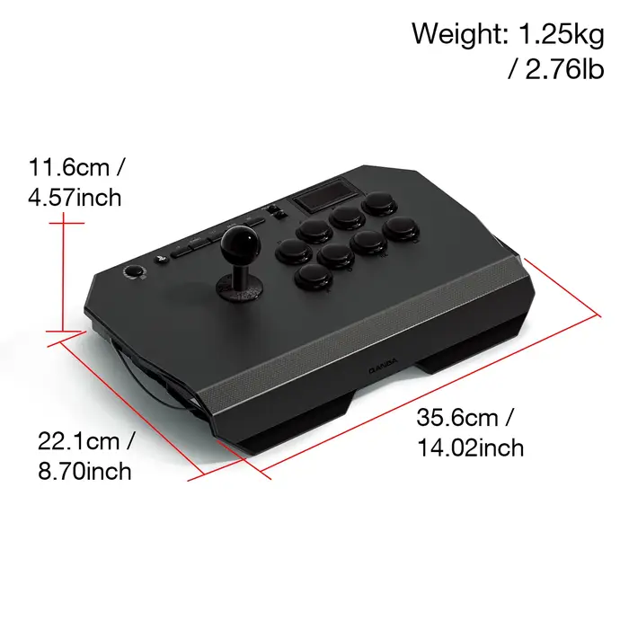 QANBA-Joystick Arcade pour PS5, PS4, PC, Drone 2, Gastronomie Stick
