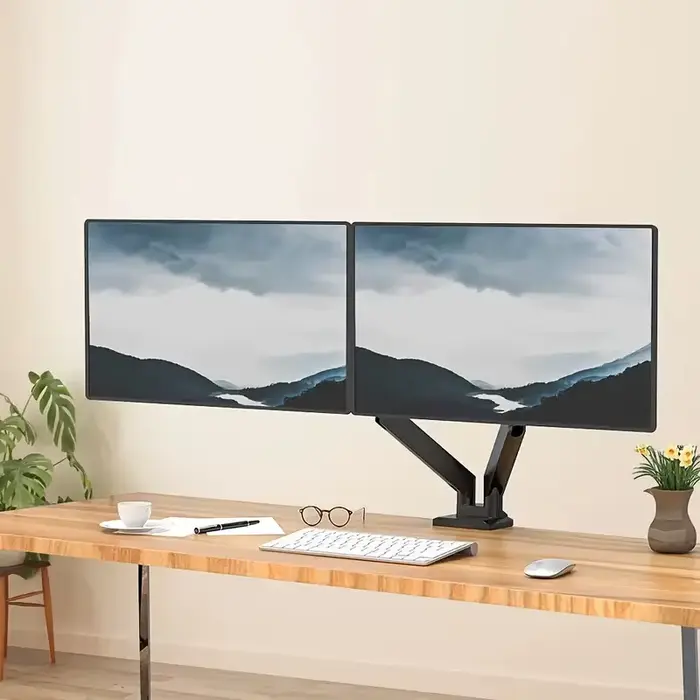 Support pour double moniteur pour écrans 13′′–32′′