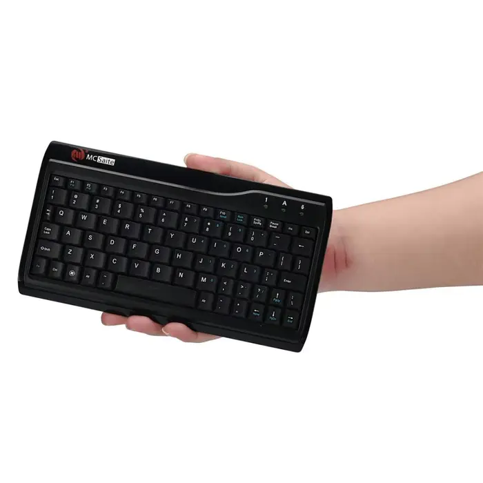 Clavier miniature portable, fin, discret, silencieux, filaire USB pour ordinateur et ordinateur port
