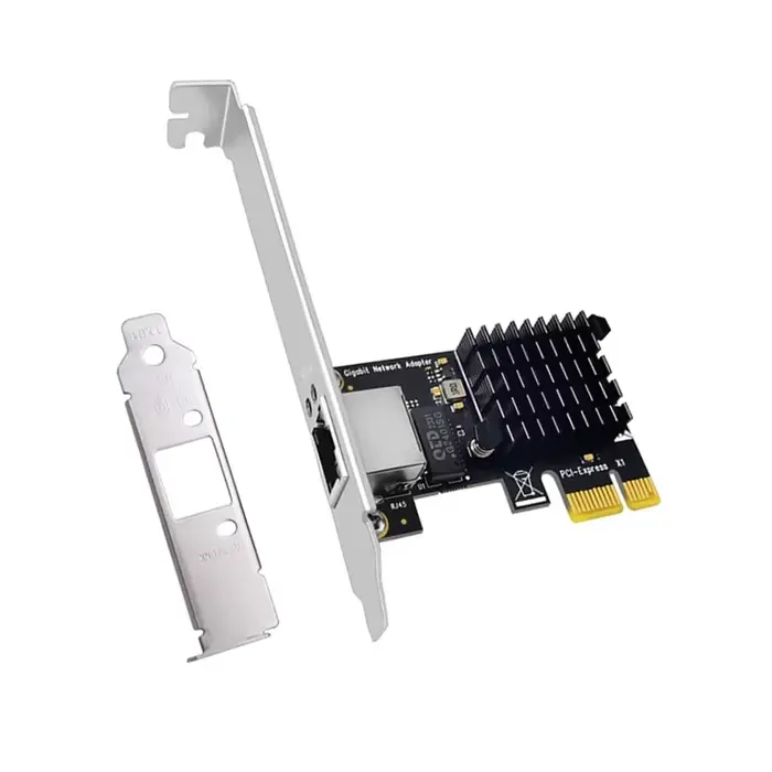 Nouvelle carte réseau Ethernet PCIE Gigabit PCI Express X1 à RJ45 adaptateur