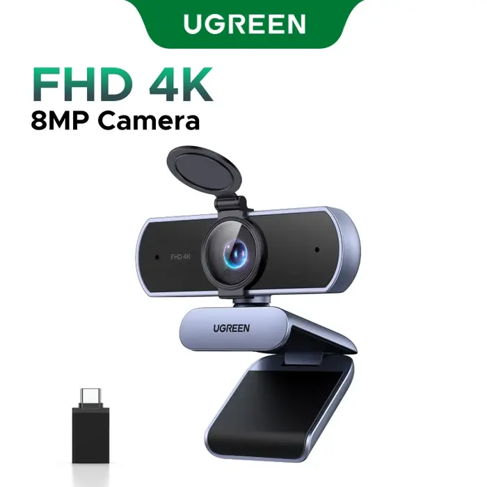 UGREEN 4K FHD 1080P Webcam 8MP pour PC