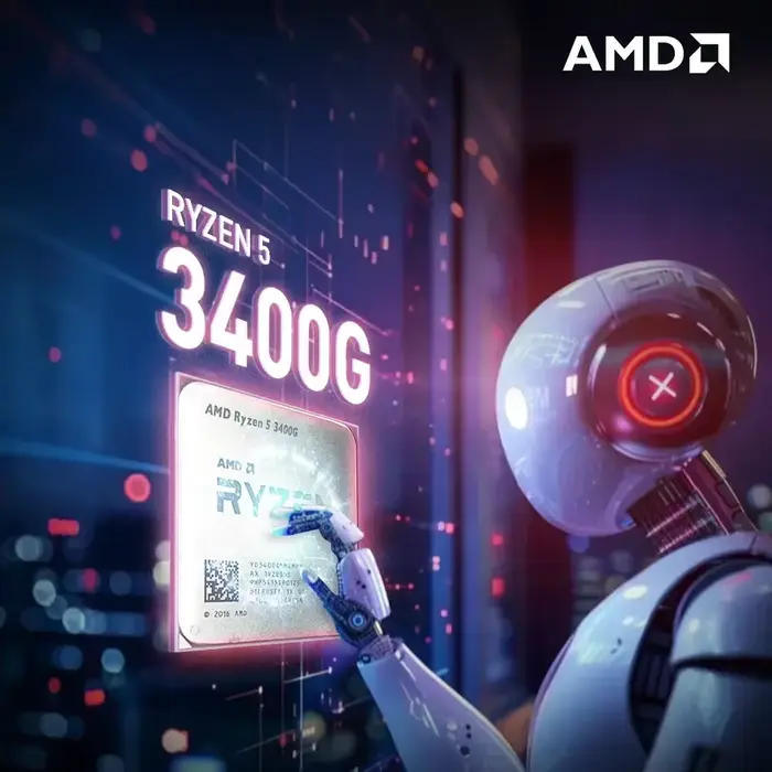 Processeur de jeu pour ordinateur de bureau AMD Ryzen 5 3400G R5 3400G