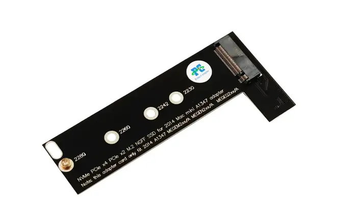Carte SSD M.2 NGFF NVMe pour mise à niveau Mac mini fin 2014 année A1347 série MEG (uniquement pour