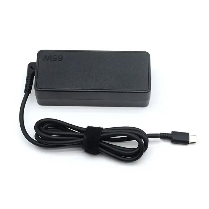 Chargeur pour ordinateur portable 65W TYPE C pour Lenovo ThinkPad P51s P52s T470 Hp Yoga Dell ASUS 20V 3.25A Adaptateurs d'alimentation USB C