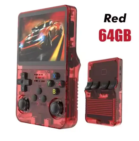 Console de jeu portable rétro R36S – Écran IPS de 3,5 pouces, 64 Go/128 Go, appareil de jeu portable