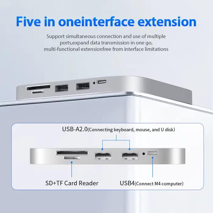 HUADISK M4 pour Mac Mini station d'accueil dédiée extension de stockage de disque dur