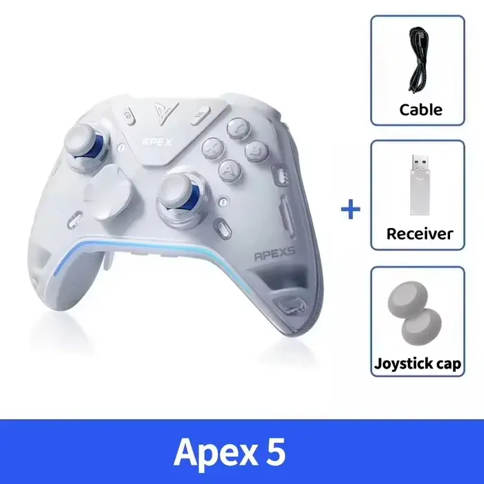 Manette de jeu sans fil Flydigi APEX 5 avec retour de force Elite, compatible PC/Switch/Mobile/Boîti
