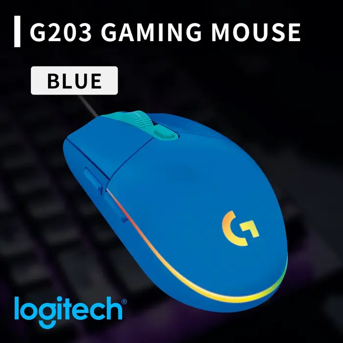 Logitech G203 : Haute durabilité pour des sessions de jeu intenses