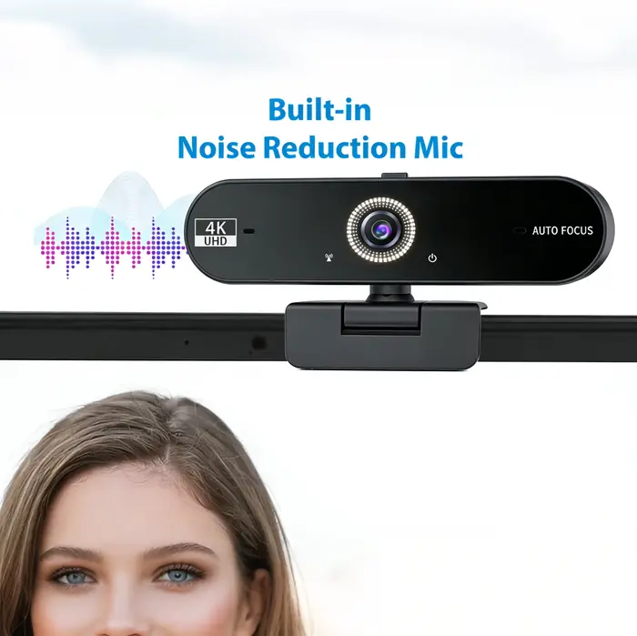 Webcam 4K pour PC, 30fps