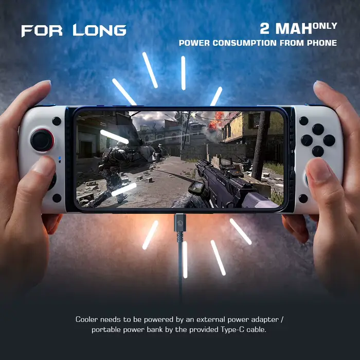 Manette de jeu pour téléphone portable GameSir X3 avec ventilateur de refroidissement pour Cloud Gaming Xbox Game Pass