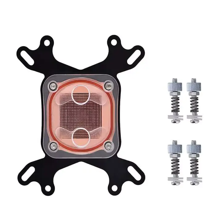 Bloc de refroidissement à eau pour PC, bloc de refroidissement à eau, refroidisseur de liquide, 50mm